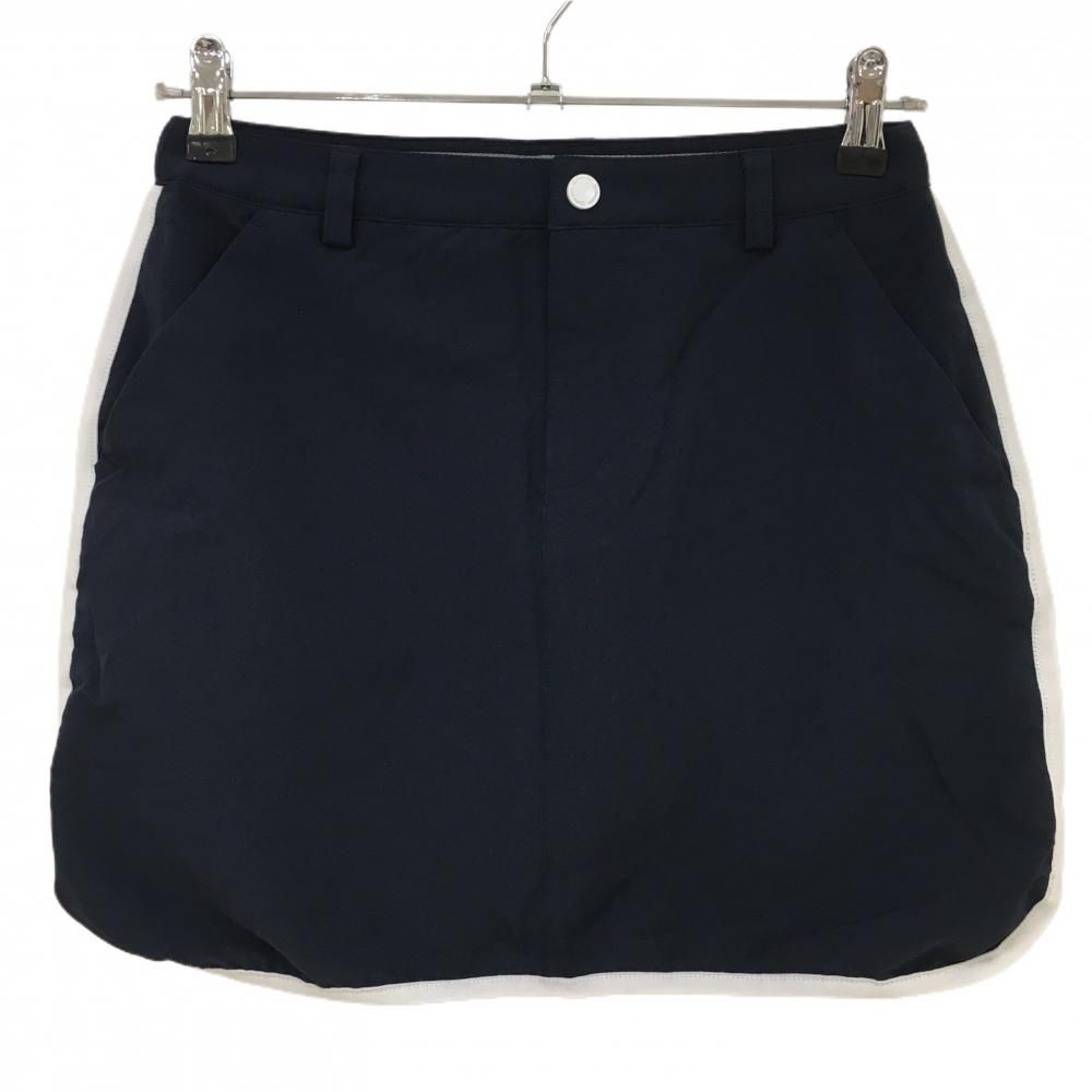 超美品】テーラーメイド ストレッチスカート ネイビー×白 内側インナー 超美品】テーラーメイド ストレッチスカート ネイビー×白 内側インナー