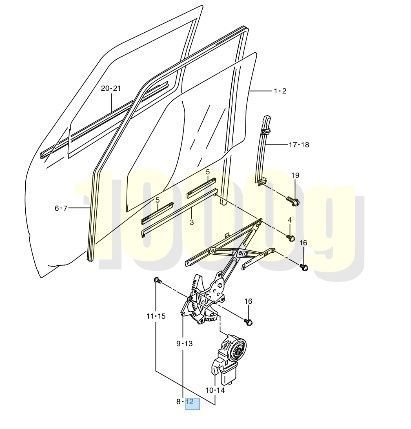 スズキ純正 SUZUKI 超 品 ジムニー JB23W パワーウィンド レギュレーター モーター セット JB23 左 助手席側 FFCRYSTALESIA_COM