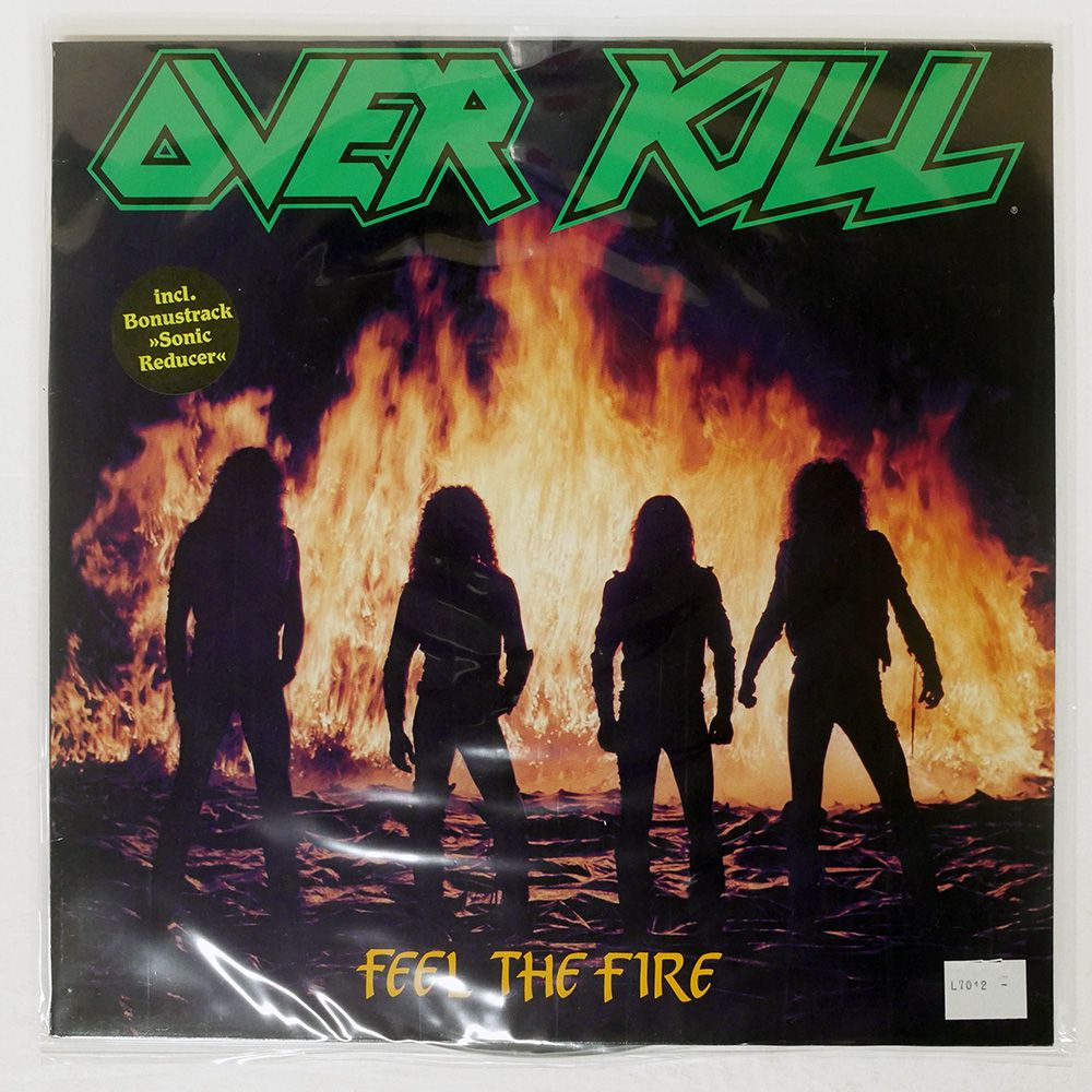ドイツ盤 OVER KILL|FEEL THE FIRE|NOISE INTERNATIONAL N0035 LP
