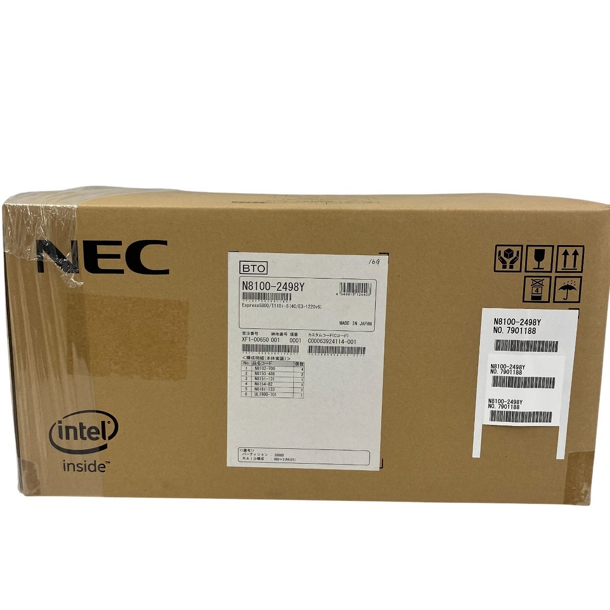 NEC Express5800 T110i-S N8100-2498Y PCサーバー ワークステーション Intel Xeon E3-1220 v6 ♥ 未開封 T10454732