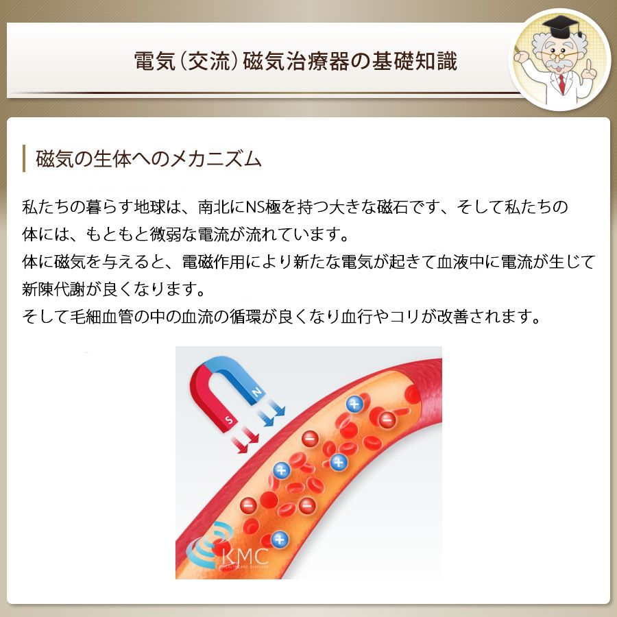 電気（交流）磁気治療器 マグスピン M-1 NEO 医療機器認証番号：22SFBZX00089A01 - メルカリ