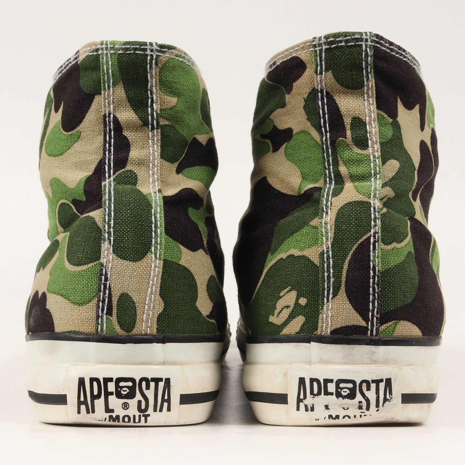 A BATHING APE ア ベイシング エイプ BAPESTA ABCカモ 猿迷彩 