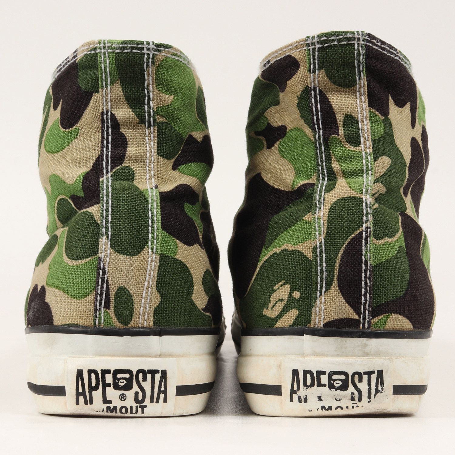 A BATHING APE ア ベイシング エイプ BAPESTA ABCカモ 猿迷彩