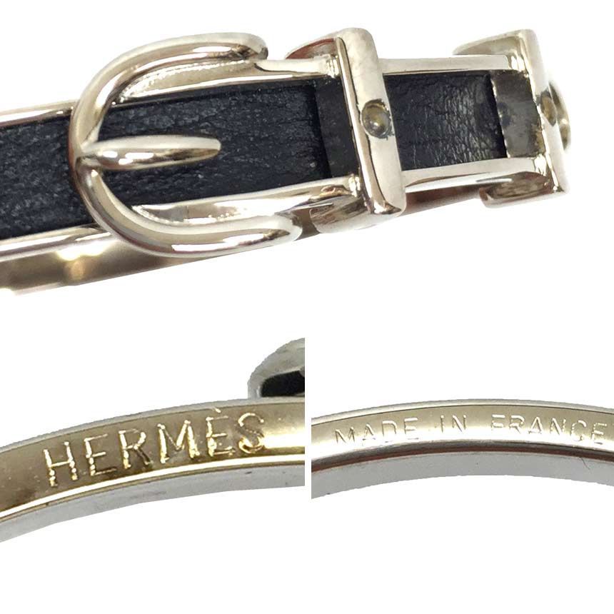 HERMES エルメス ベルトモチーフ バングル ブレスレット