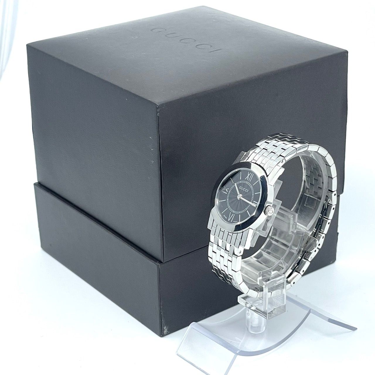 電池交換済／美品】GUCCI グッチ 5200L.1 レディース腕時計 クオーツ  