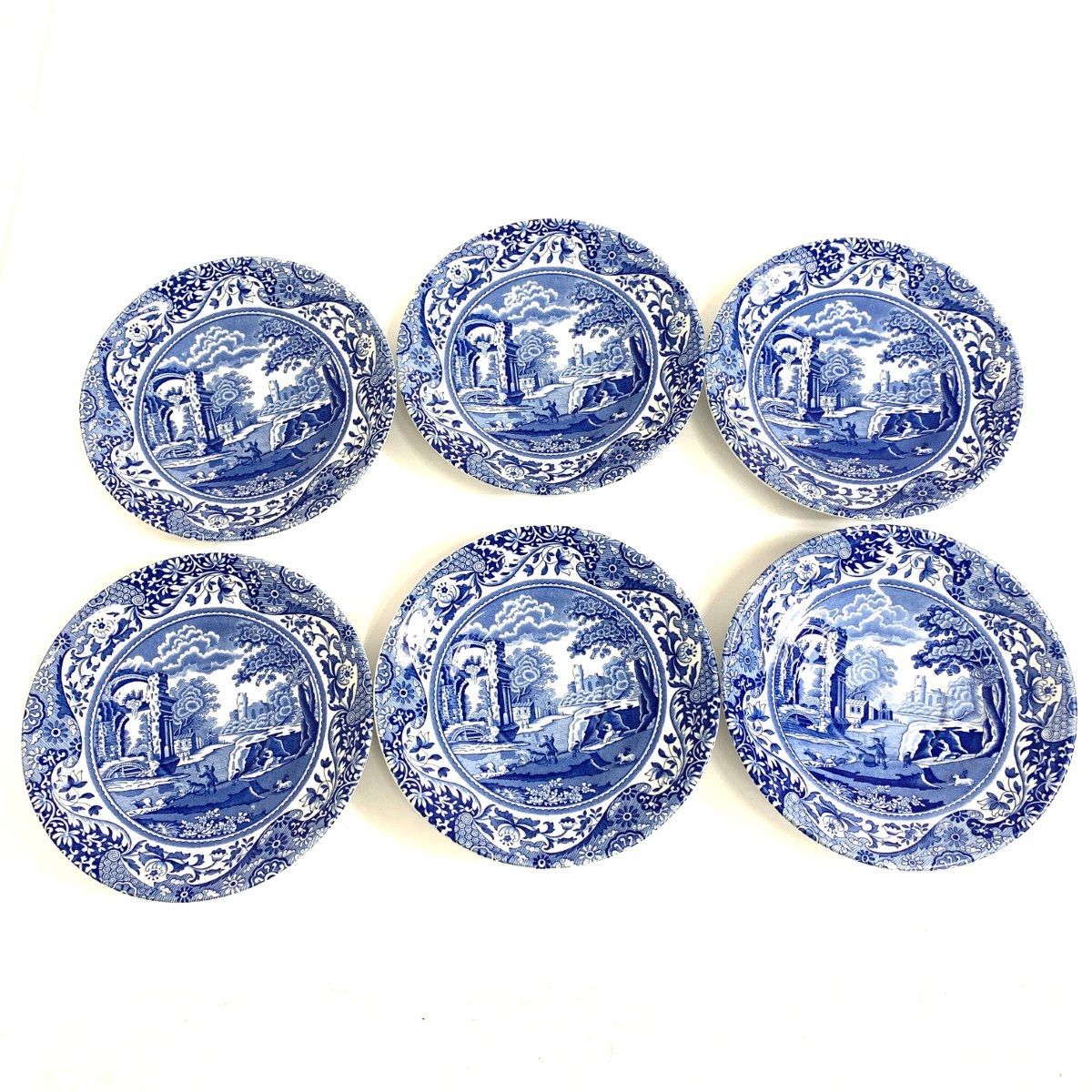 SPODE スポード カップ＆ソーサー ブルーイタリアン/6客セット