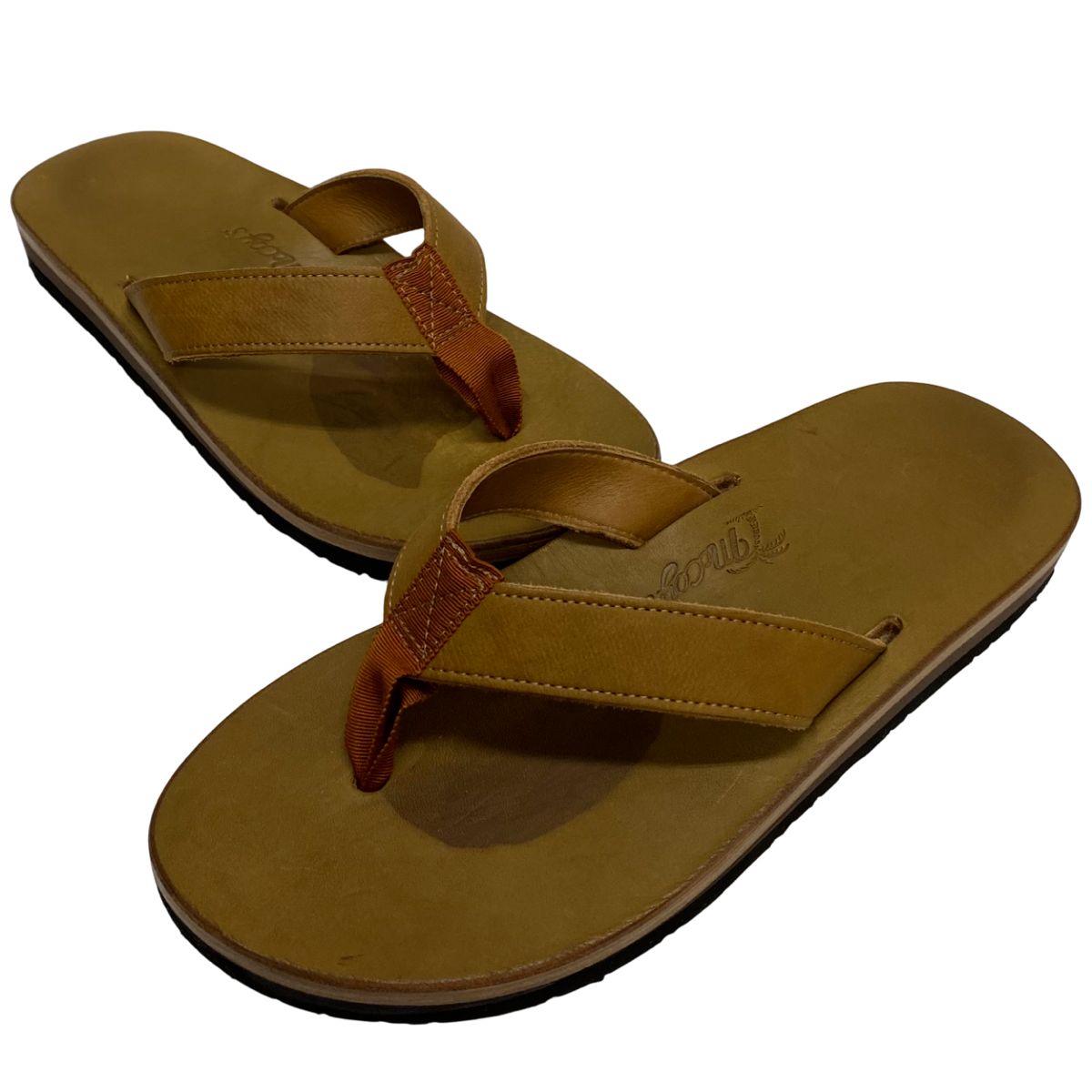 リアルマッコイズ THE REAL McCOY S LEATHER ARCHED SANDAL MA24011 メンズ靴 サンダル ビーチサンダル ブラウン Mサイズ 201-shoes1449 VB