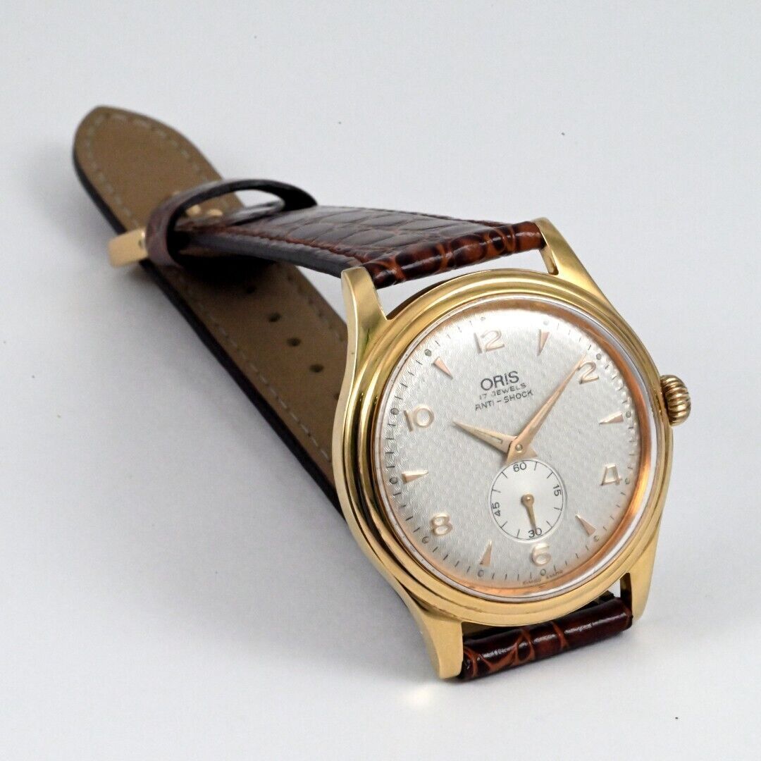 ヴィンテージ ORIS オリス 手巻Hand-Winding 35mm Silver Dial ユニタス UNITAS Cal.6565 Working Ref.7427-26