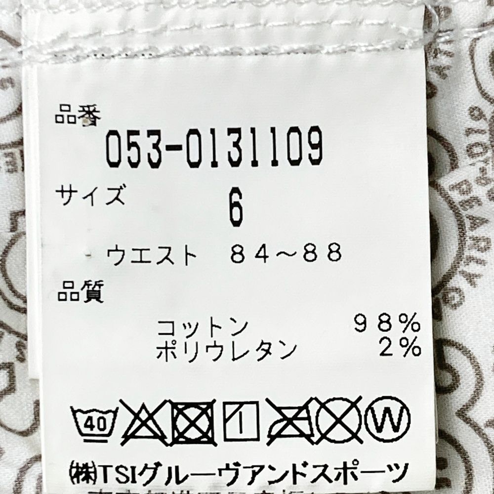 サイズ：6 PEARLY GATES パーリーゲイツ ストレッチパンツ