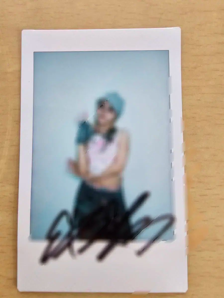 Kep1erチェヒョン直筆サイン入りチェキ ポラロイド BUBBLE GUM