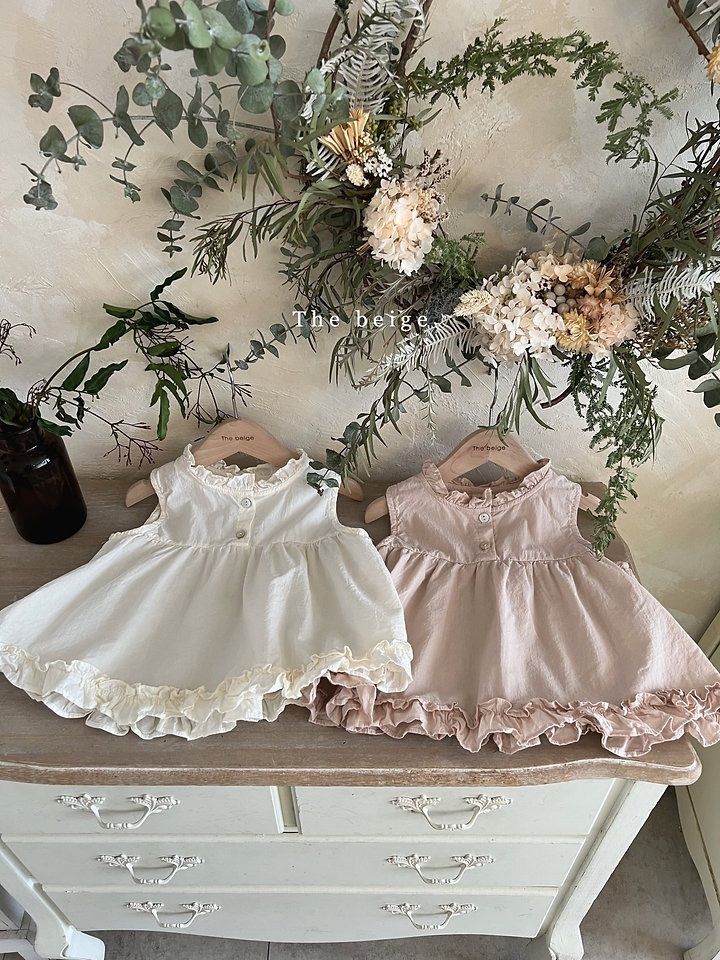 Blouse Sleeveless Frill - Lace | Ruffle Top USA SPELL – Fleur White Women's Fashion Luulla