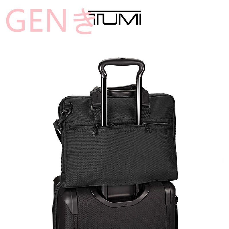 新品未使用 トゥミ 2way ビジネスバッグ ALPHA BRAVO レザー 黒