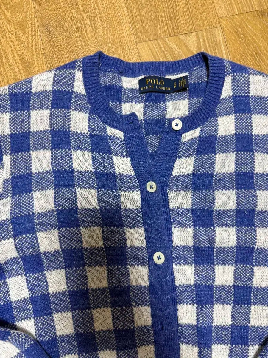 POLO RALPH LAUREN ポロラルフローレン ギンガムチェック パータン カーディガン