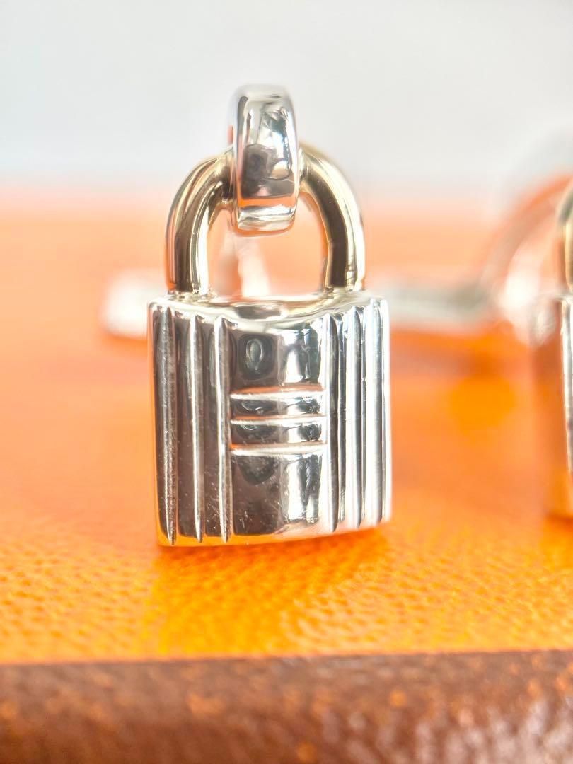 HERMES エルメス ケリー ロック 18金 925シルバー カフリンクス カデナ