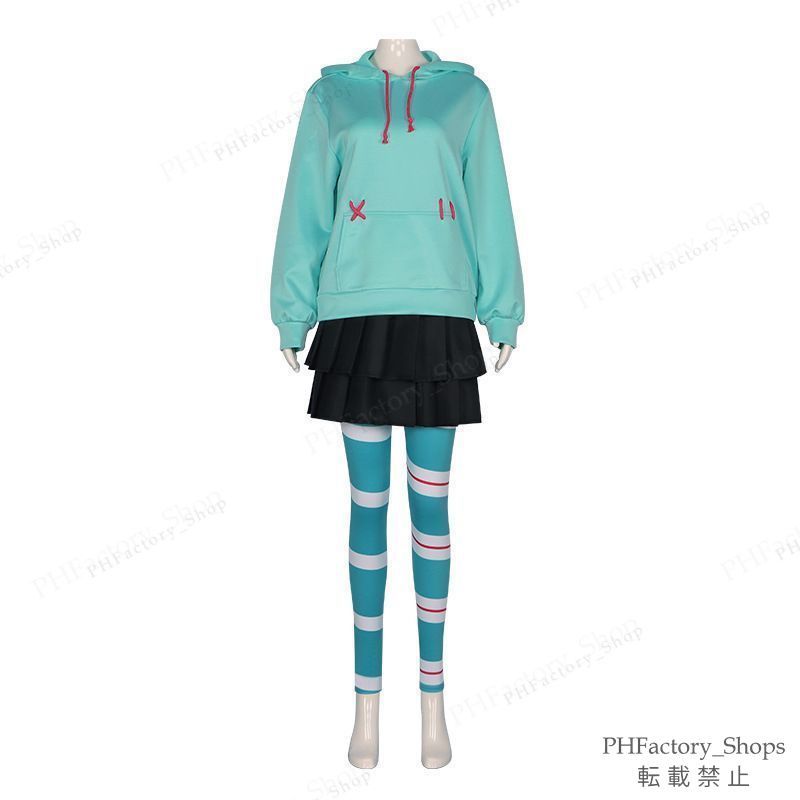 シュガー ラッシュ ヴァネロペ コスプレ衣装 キャラクター コスチューム かわいい cosplay 変装 仮装 ハロウィン パーティー イベント A120