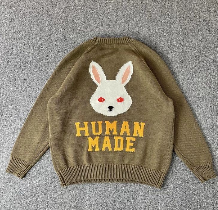 Human Made RABBIT RAGLAN KNIT SWEATER-