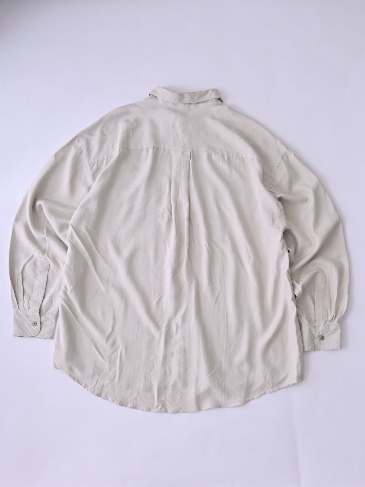 90s phiz フィズ シルク シャツ デットストック タグ付き ホワイト M 90s phiz フィズ シルク シャツ デットストック タグ付き