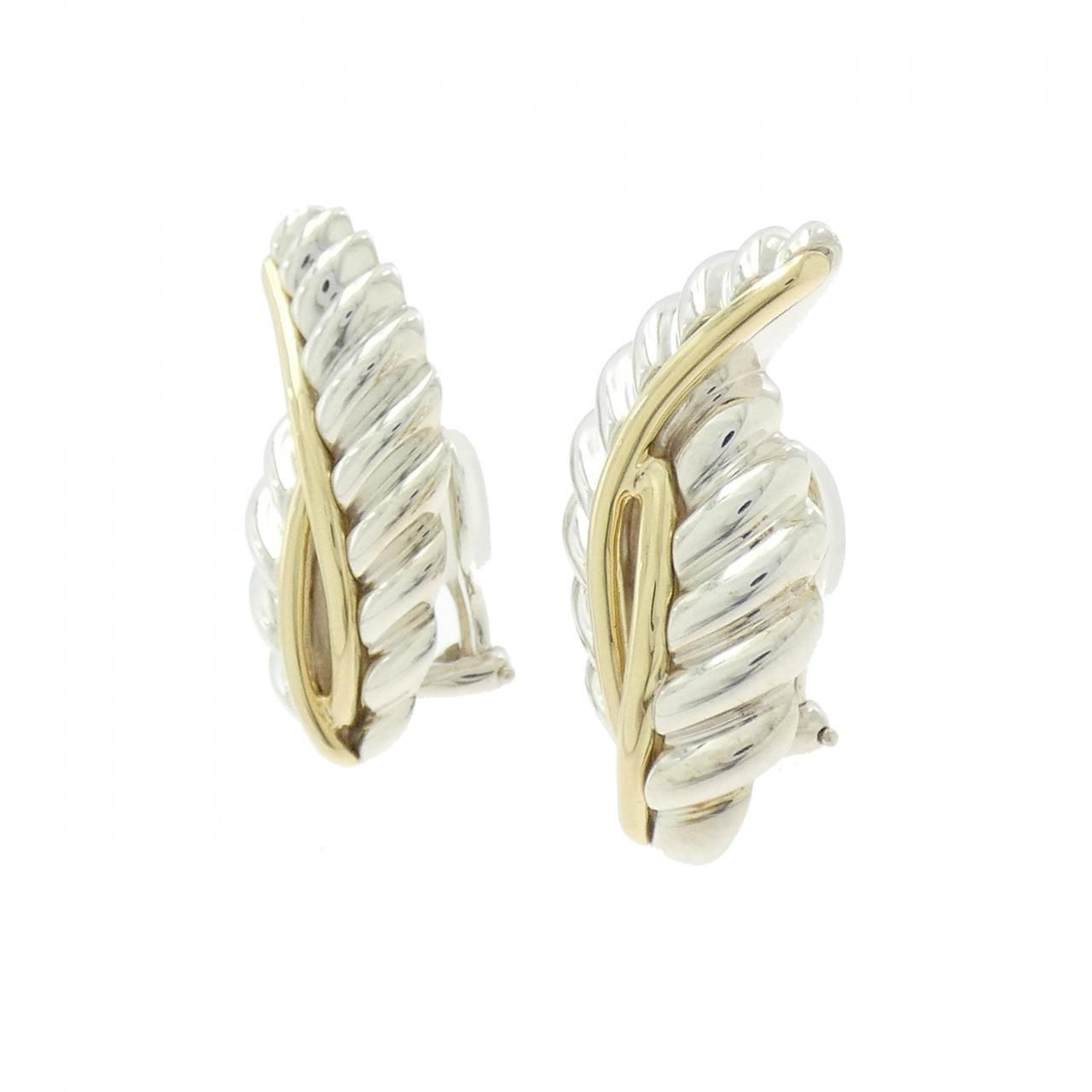 ティファニー 925 18KYG イヤリング