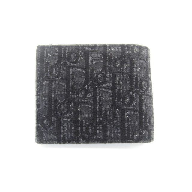 DIOR ディオ―ル オブリーク ジャガード ウォレット 財布