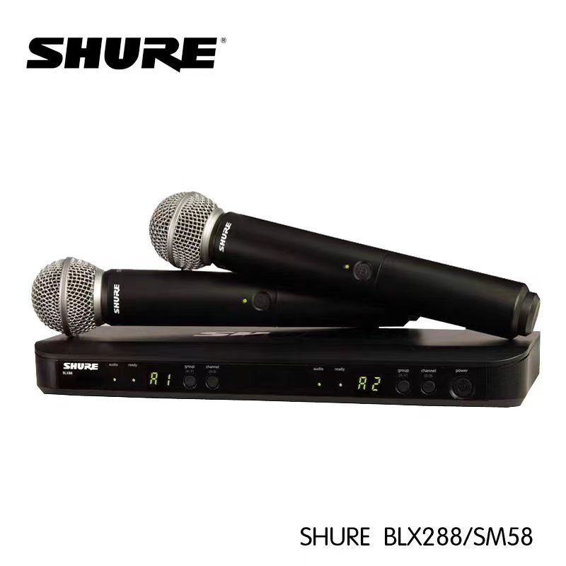 SHURE BLX288/SM58-JB ボーカルワイヤレスシステム〈シュアー〉