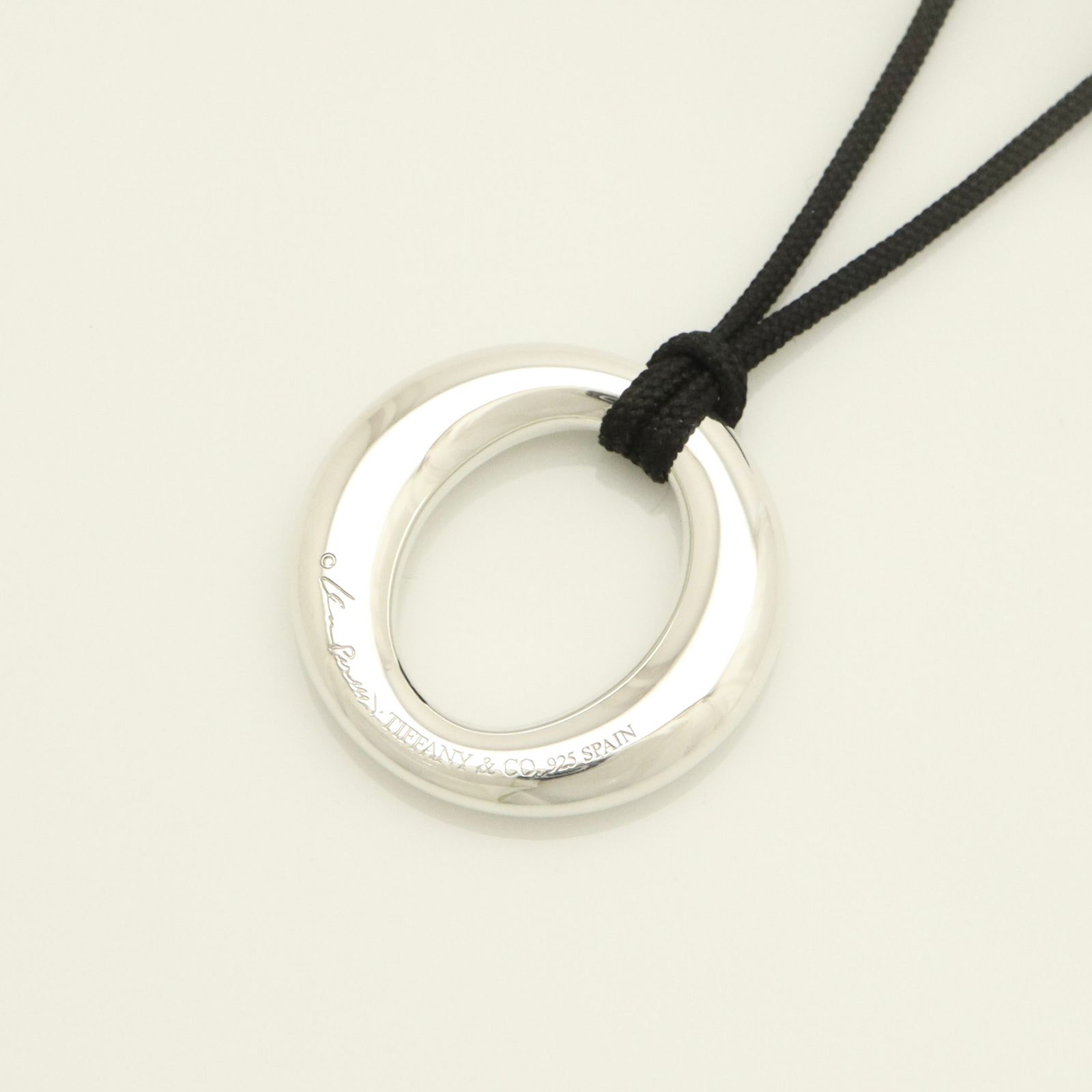 極美品ティファニーセビアナシルクコードネックレスラージ