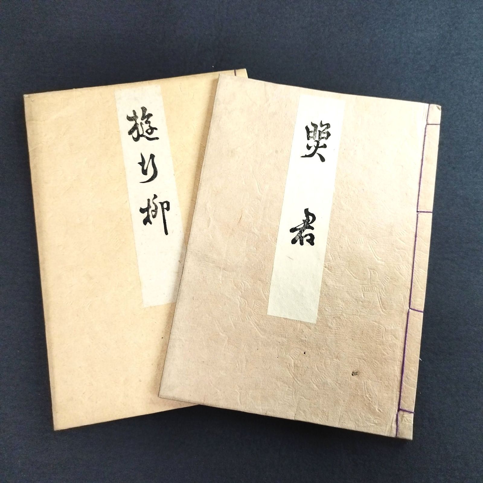 観世流◇謡本 2冊◇観世左近太夫 山本長兵衛 謡曲 能楽 江戸 時代物