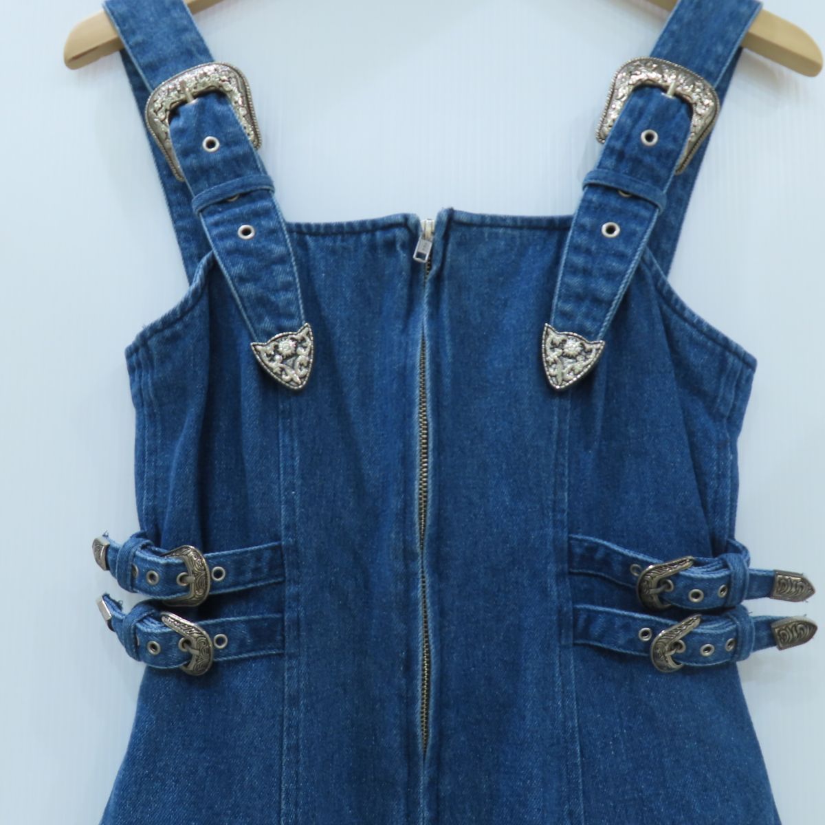 ◼️Candy Stripper◼️ W BELTED ドレス　デニムワンピース Candy Stripper キャンディーストリッパー W BELTED DENIM DRESS