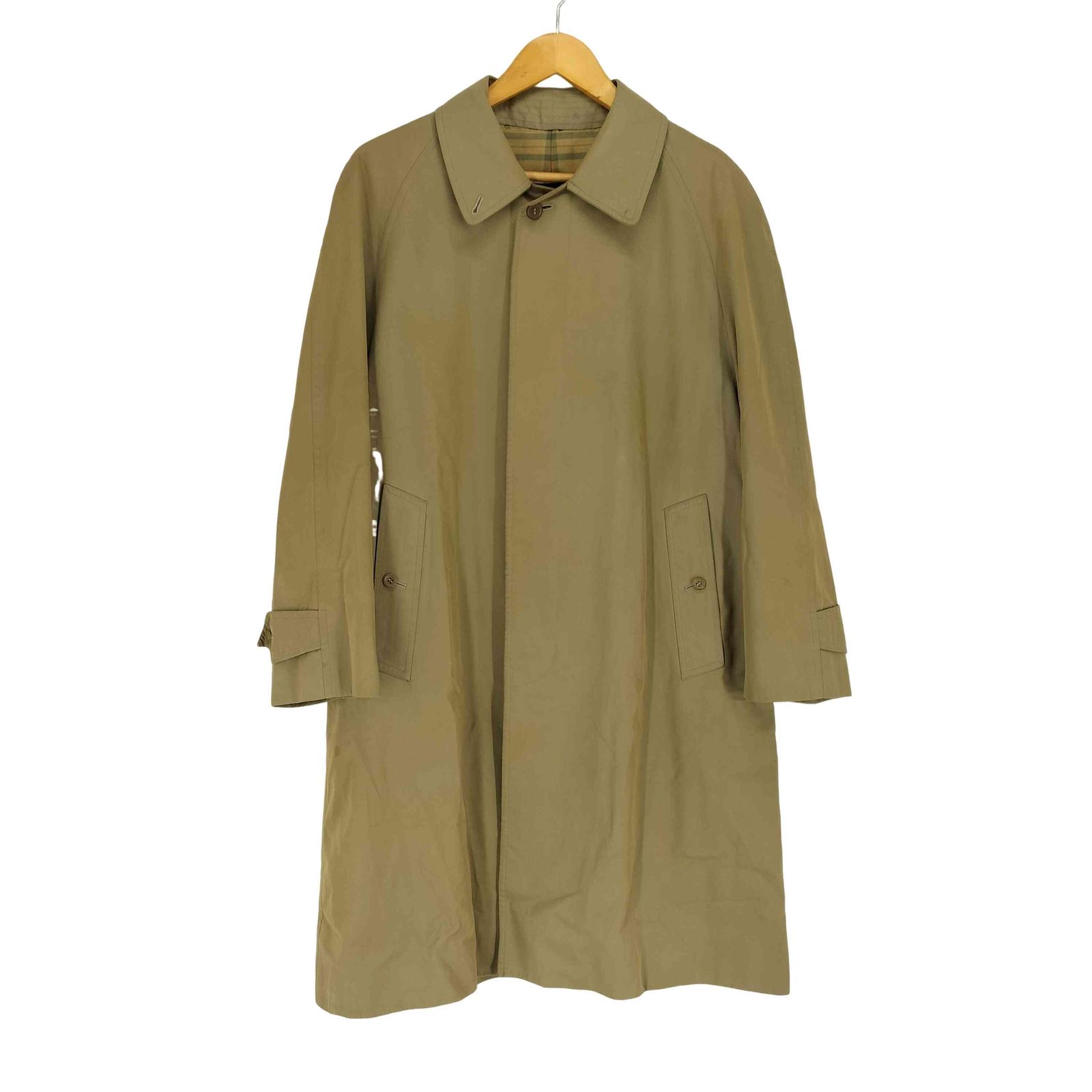 バーバリーズ BURBERRYS 70S~ 裏地チェック柄ステンカラーコート