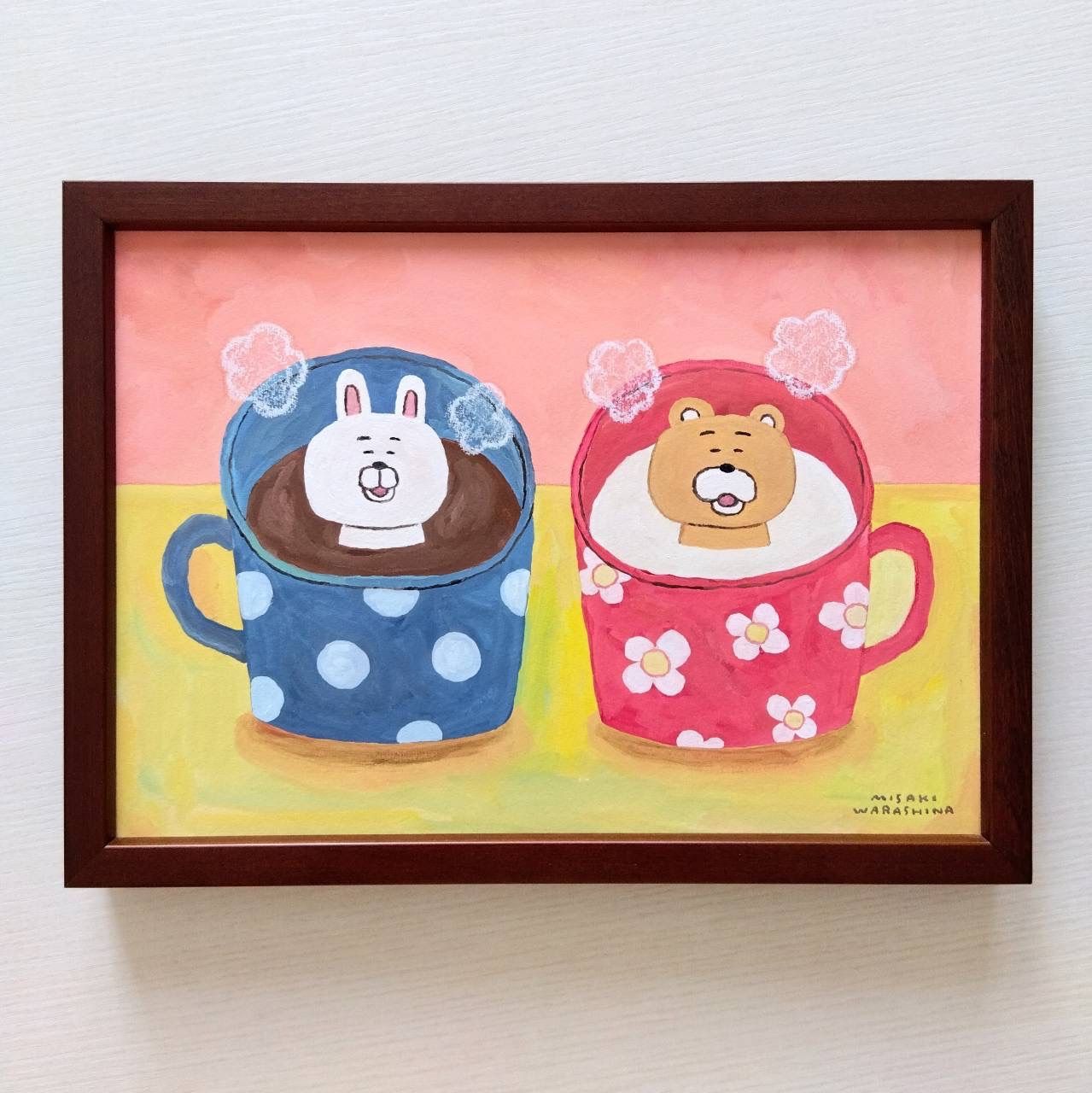 B5サイズ原画　【癒しの時間】