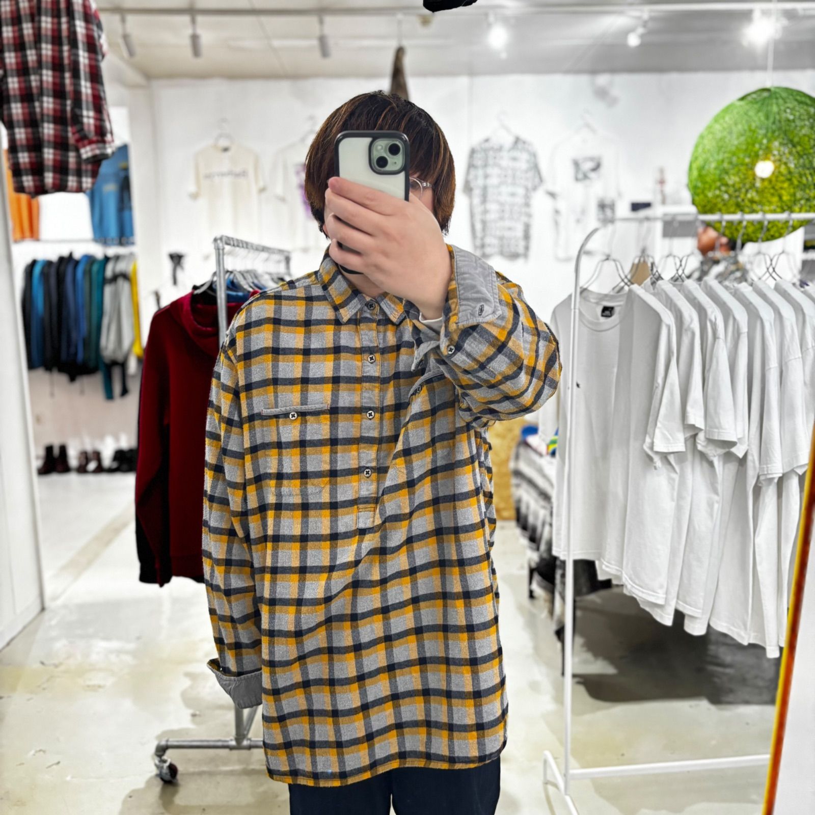 テリトリーアヘッド フランネルシャツ