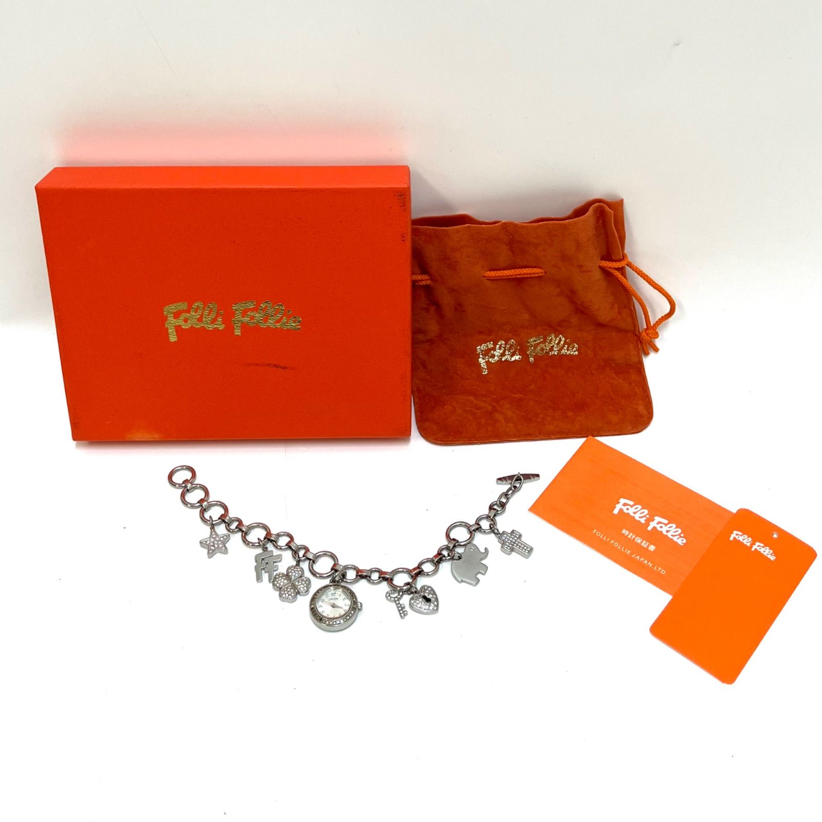 ジャンク品★follifollieフォリフォリシルバー925製ブレスレット時計 Folli Follie チェーンブレスウォッチ 時計 フォリフォリ - メルカリ