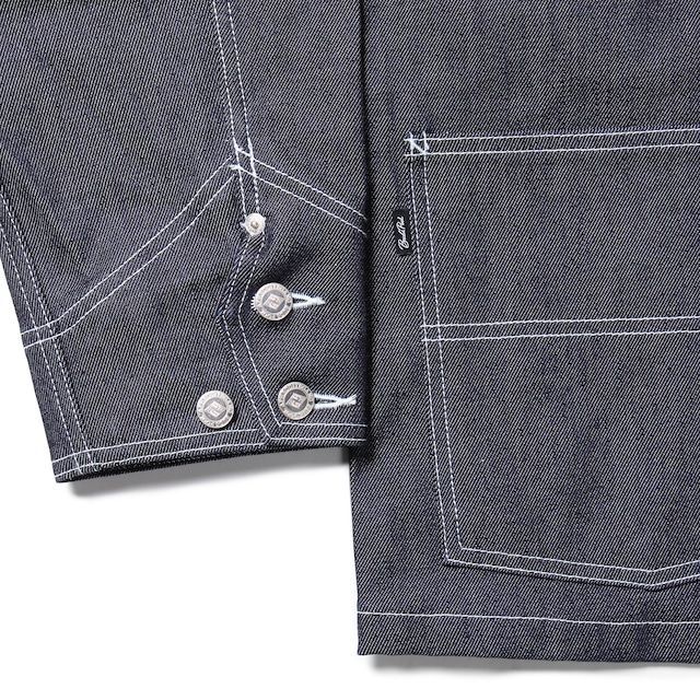 BUDSPOOL 麻Logo Denim Jacket 麻ロゴデニムジャケット BUDSPOOL GAKKIN 舐達麻 麻 LOGO DENIM JACKET - メルカリ