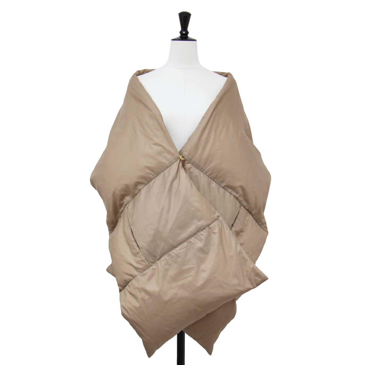 Plage プラージュ ストール ベージュ サイズ:FREE | 21秋冬 ダウン