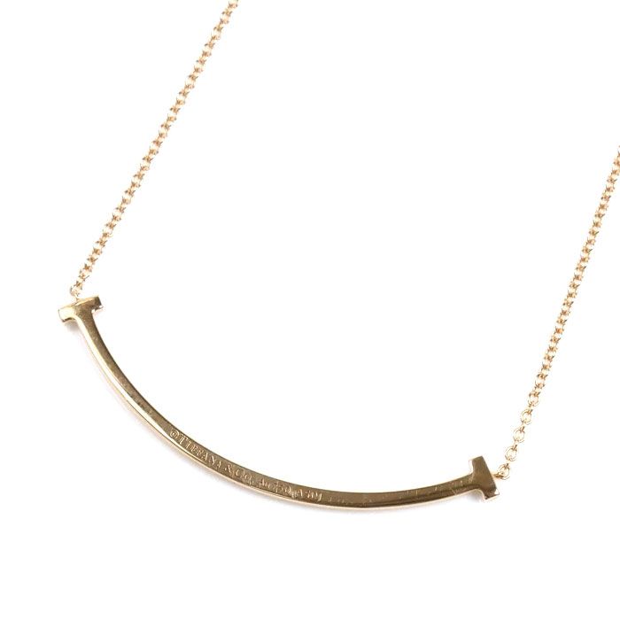 TIFFANY&Co. ティファニー K18PG ピンクゴールド Tスマイル スモール  