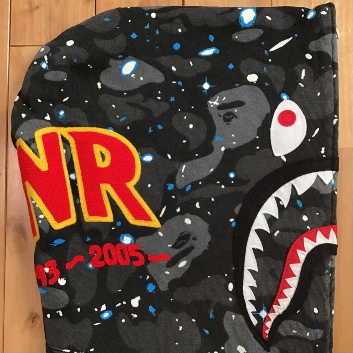 ☆XL☆ 蓄光 Space camo シャーク パーカー shark full zip hoodie a 