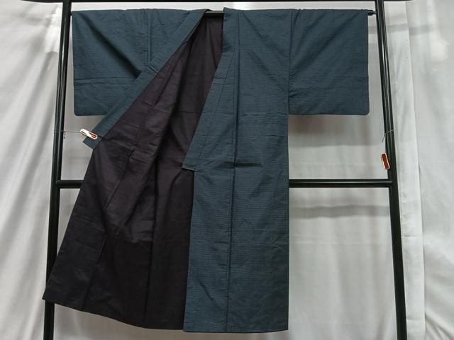 平和屋着物□男性 本場大島紬 アンサンブル 100亀甲 総詰め 正絹