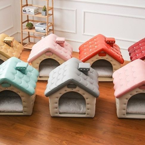犬小屋 ピンク