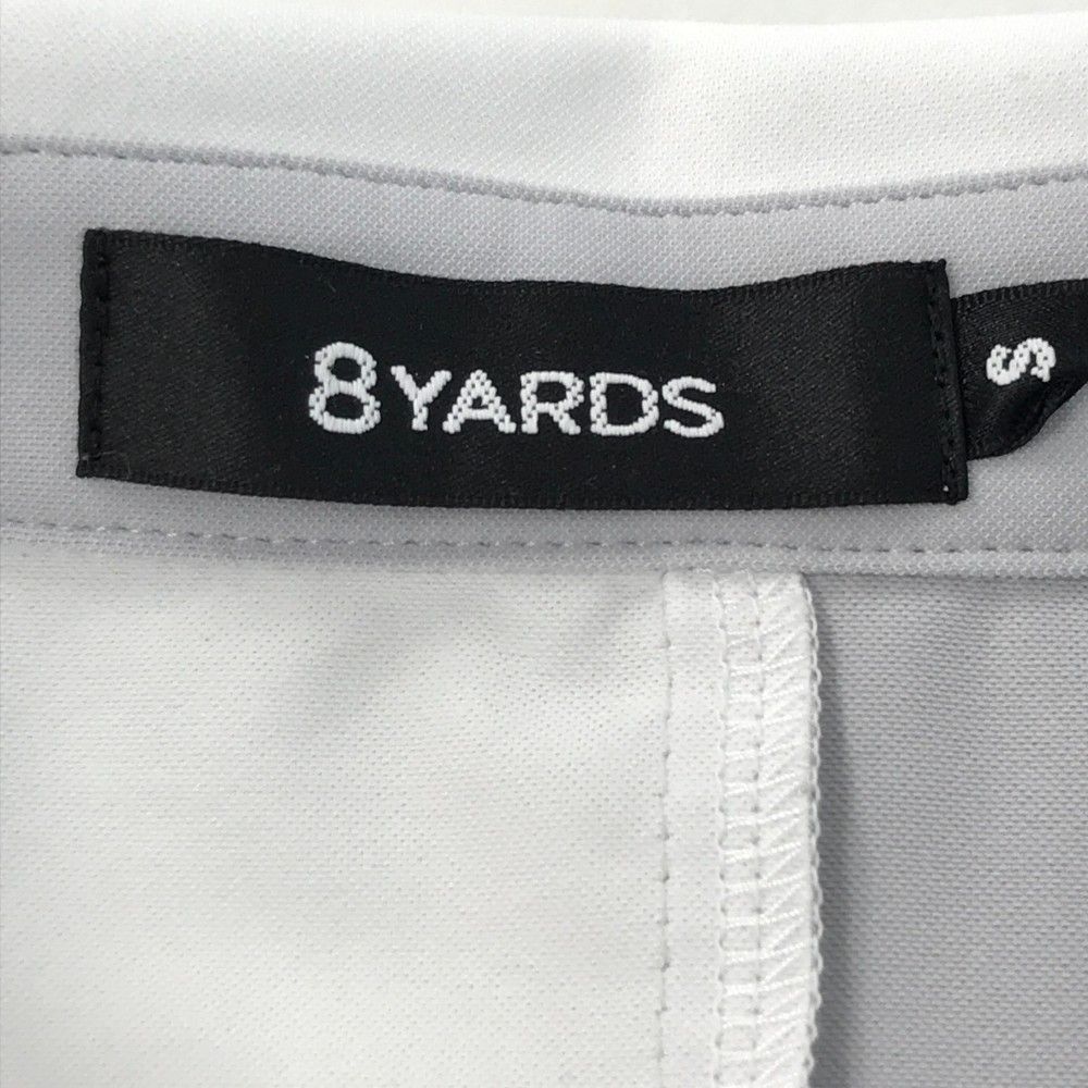 サイズ：S 8YARDS ハチヤーズ 半袖ポロシャツ バイカラー ホワイト系