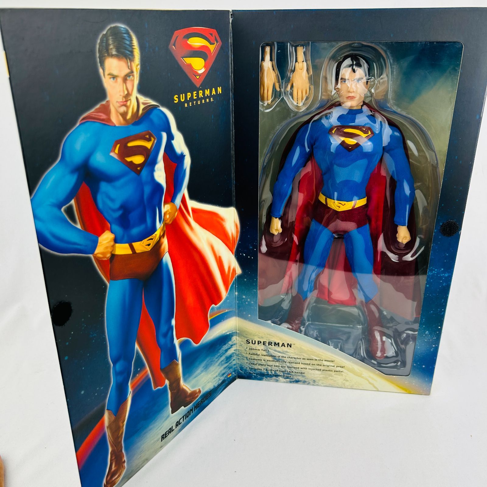 RAH リアルアクションヒーローズ SUPERMAN 1/6スケール ABS&ATBC-PVC塗装済み 可動 フィギュア - メルカリ