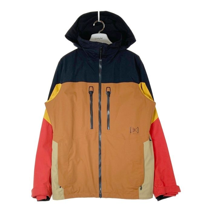 BURTON バートン AK 2L SWASH GORE-TEX ジャケット ブラウン×イエロー×レッド sizeS※バック裾汚れ有