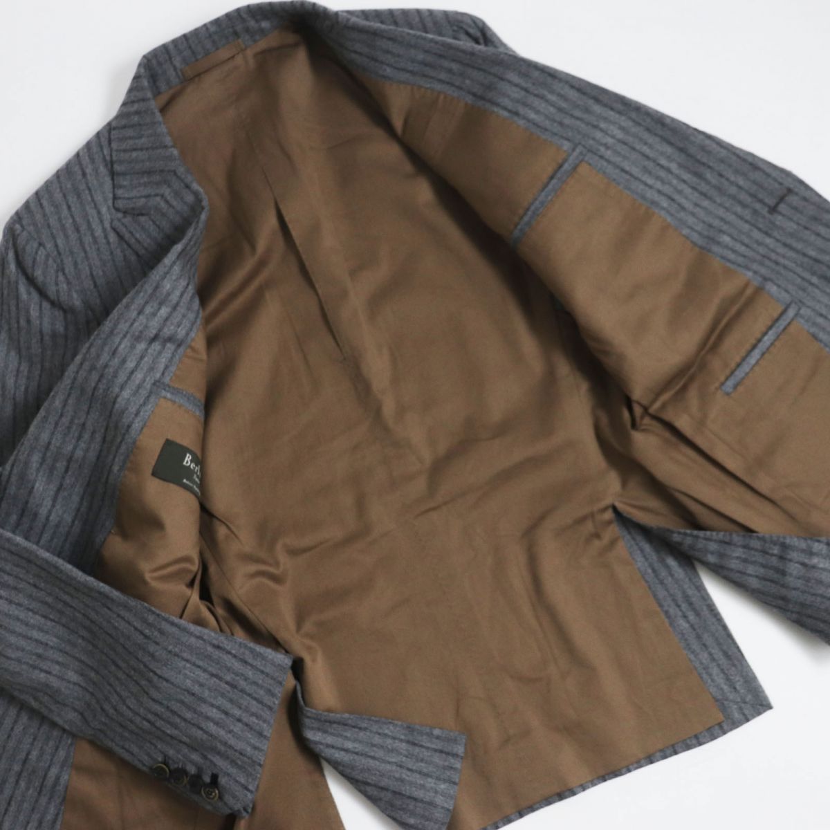 未使用品○Berluti ベルルッティ BRERA カシミヤ混 ストライプ柄 未使用品○Berluti ベルルッティ BRERA カシミヤ混 ストライプ柄