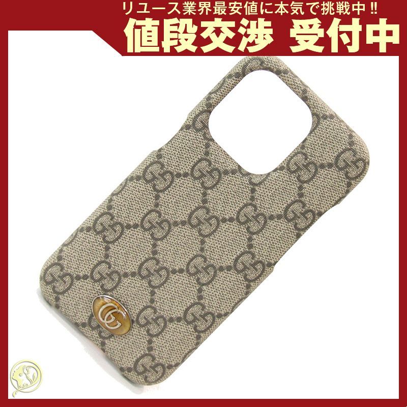 グッチ スマホカバー オフディア GGスプリーム 用