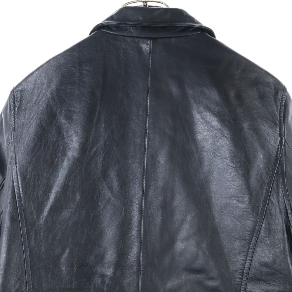 STUSSY (ステューシー) ラムレザー ジップアップ シングルライダース