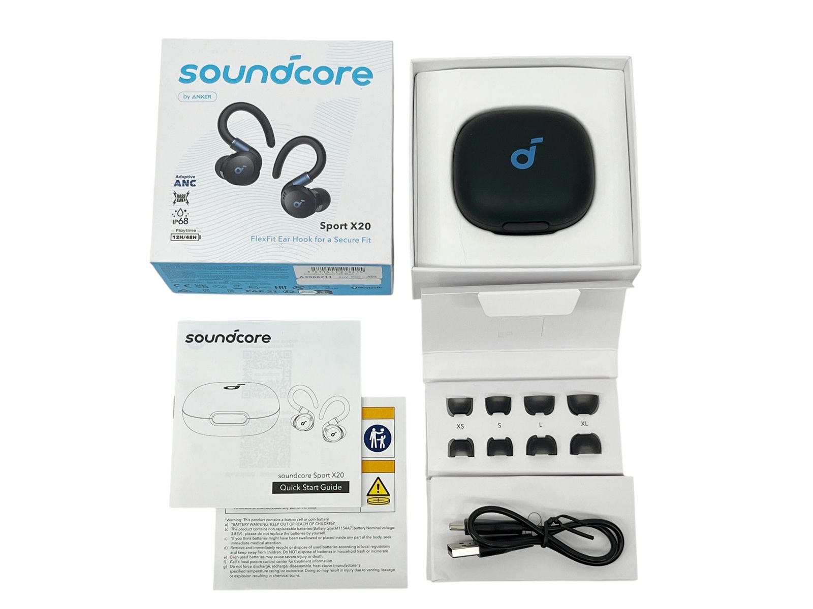 アンカー イヤホン Anker Soundcore Sport X20 フック付 Soundcore Sport X20 | 完全ワイヤレスイヤホンの製品情報