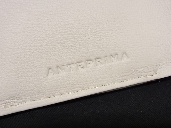 ■新品■未使用■ ANTEPRIMA アンテプリマ レザー パンダ 三つ折り コンパクト 財布 ウォレット アイボリー系×ピンク系 財布 AN2742