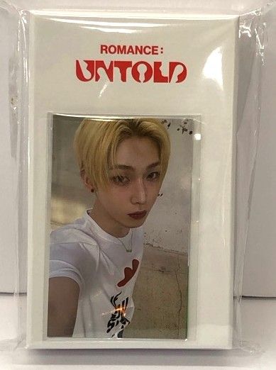 ENHYPEN　UNTOLD　ネックレス　ソンフン　トレカ付き　開封済み　美品【E0584-008】036 ENHYPEN UNTOLD ネックレス ソンフン トレカ付き 開封済み 美品