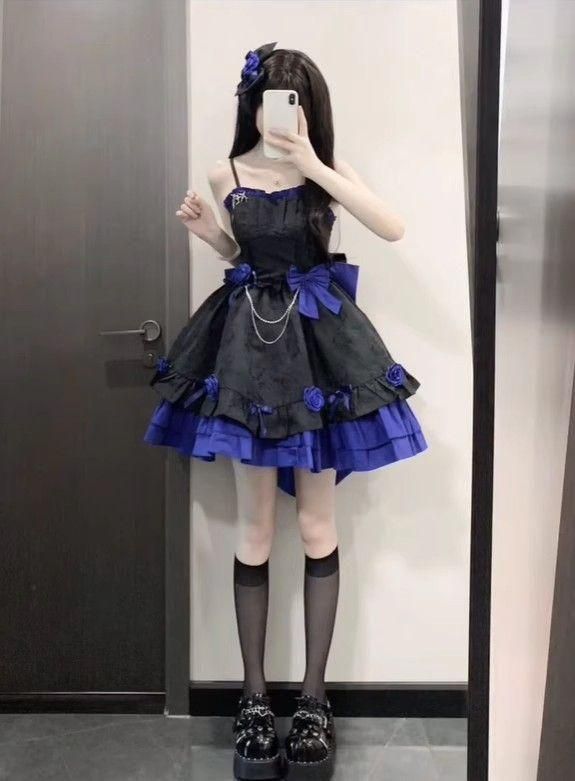オリジナル lolita 甘系 ロリータ ワンピース フルセット　L161＃ 楽天市場】Lady Lazy ロリータ JSK ドレス ワンピース 甘ロリ