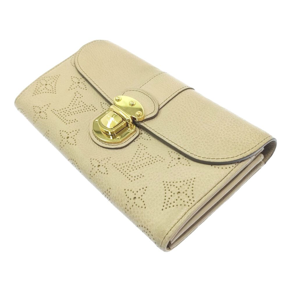 LOUIS VUITTON ルイヴィトン モノグラム マヒナ ポルトフォイユ イリス