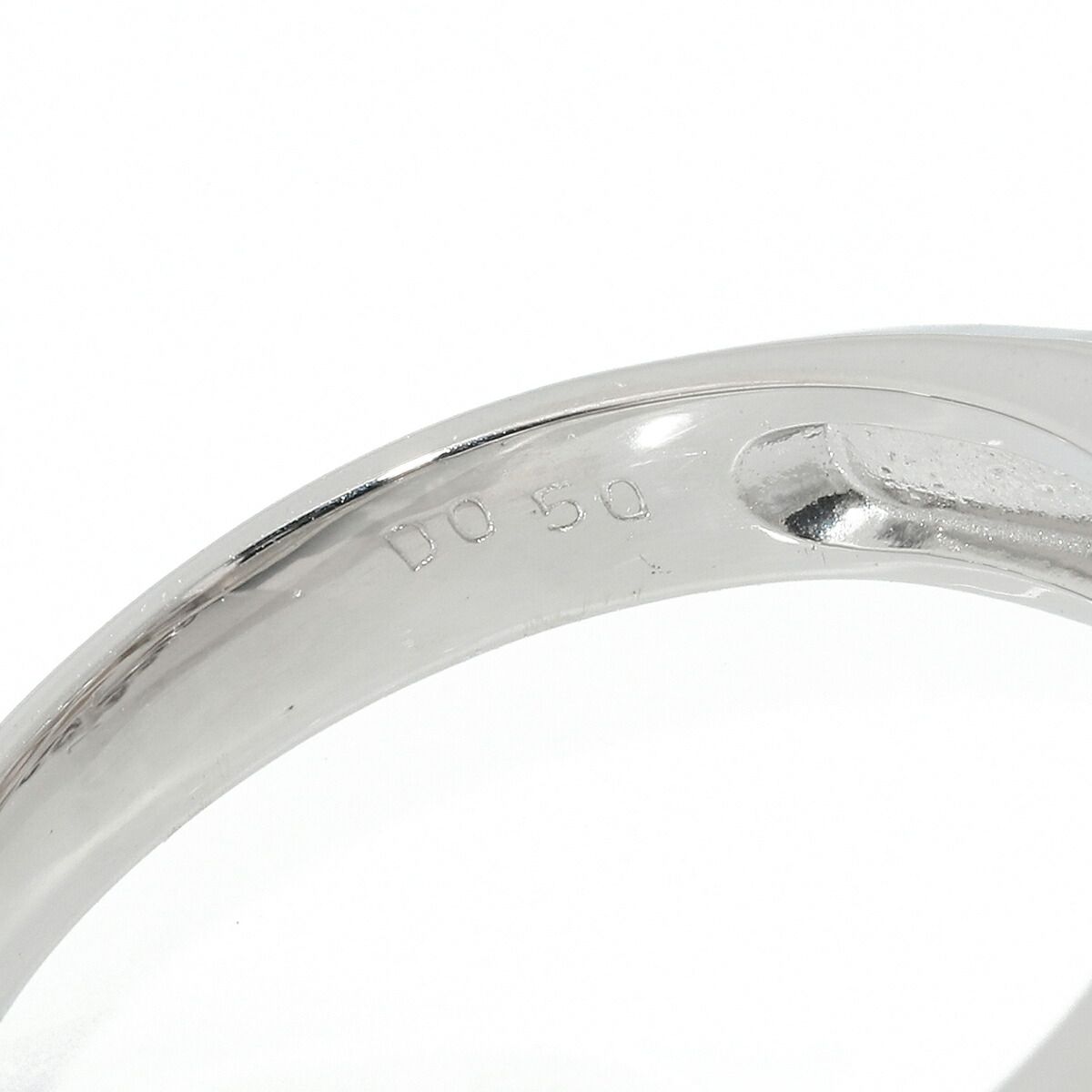 パールリング 指輪 真珠 ダイヤモンド 0.5ct Pt900 13号 中古  