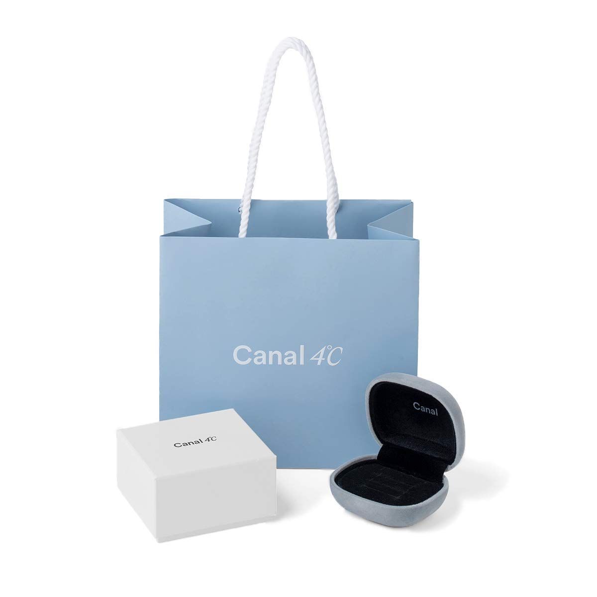 在庫処分】canal4℃(カナルヨンドシー)K10ホワイトゴールド(WG)ピアス 